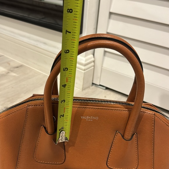 Valentino Milano Leather Tote Bag W/paper credentials and clean inside like new. - Picture 13 of 13